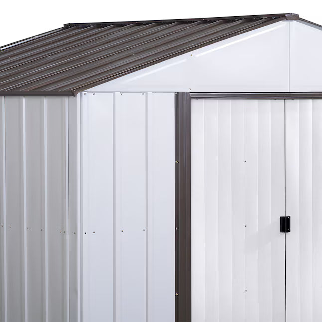 Arrow 10-ft x 8-ft High Point Galvanized Steel Storage Shed